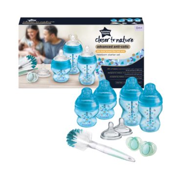   Tommee Tippee Advanced Anti-Colic újszülött cumisüveg szett 8 db-os - kék 