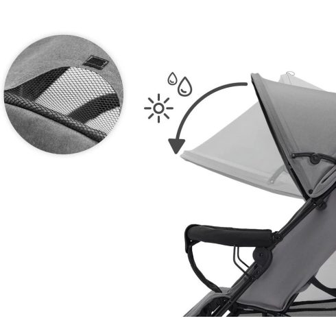 Kinderkraft TIK sport babakocsi - stone grey