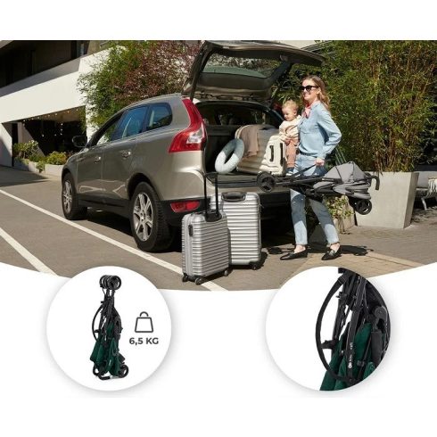 Kinderkraft TIK sport babakocsi - green forest