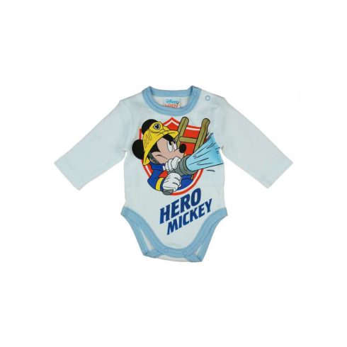 Disney Baby hosszú ujjú body 62cm fehér/kék - Hero Mickey