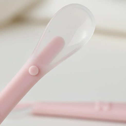 Bocioland puha szilikon etetőkanál 1 db - rózsaszín 