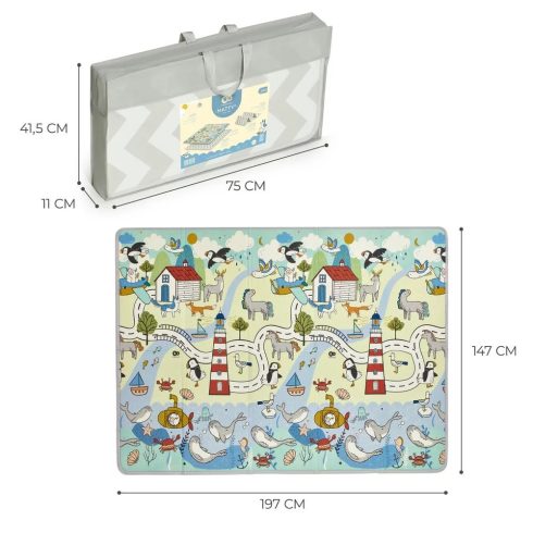 Kinderkraft Matty2 összehajtható játszószőnyeg 