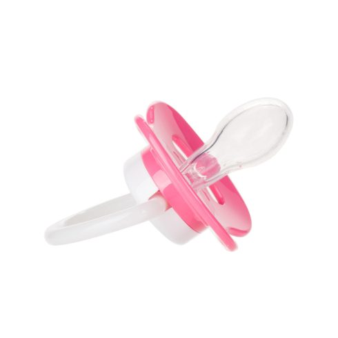 Canpol babies nyugtató szilikon cumi 6-18 hó - pink nyuszi 