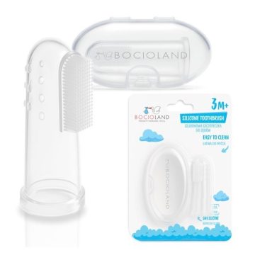 Bocioland szilikon ínymasszírozó tokkal 
