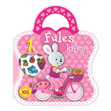 Füles kifestő matricákkal - 1. Bicikli 