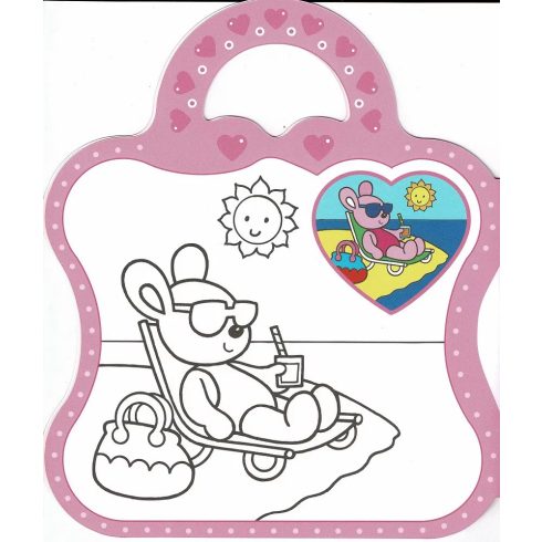 Füles kifestő matricákkal - 1. Bicikli 