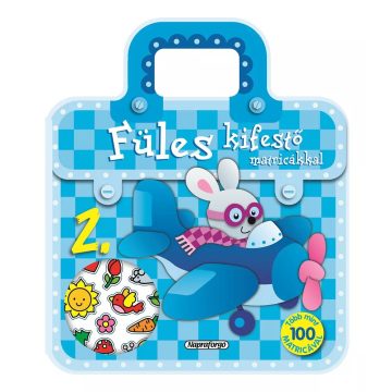 Füles kifestő matricákkal - 2. Repülő 