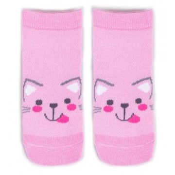 Yo! Gyerek bokazokni 17-19 - rózsaszín cica