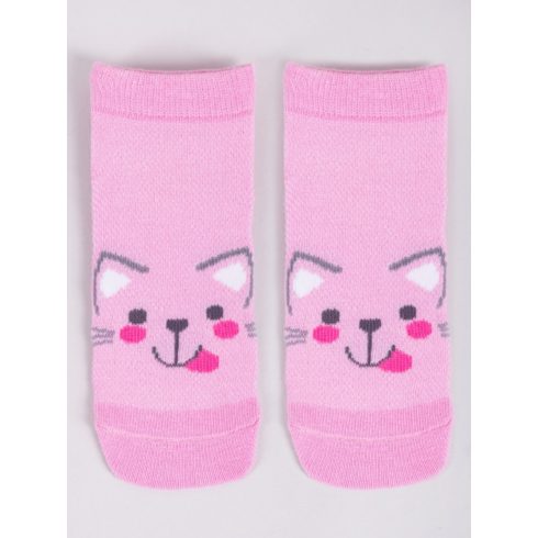 Yo! Gyerek bokazokni 17-19 - rózsaszín cica