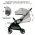 Kinderkraft APINO sport babakocsi 22 kg-ig - Dove grey 