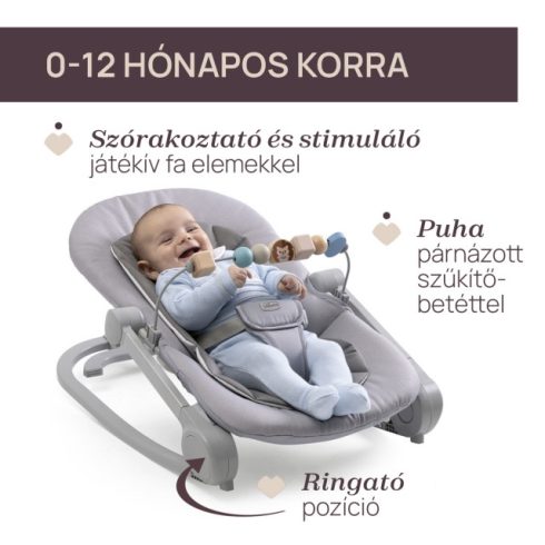 Chicco Magia Baby pihenőszék 18 kg-ig - Coal