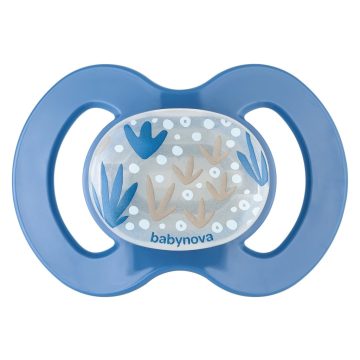   Baby-Nova Anatómiai nyugtató szilikon cumi night 6-18 hó - kék