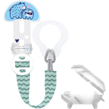 Mam Clip-it Cover cumitartó csipesz - kék maci