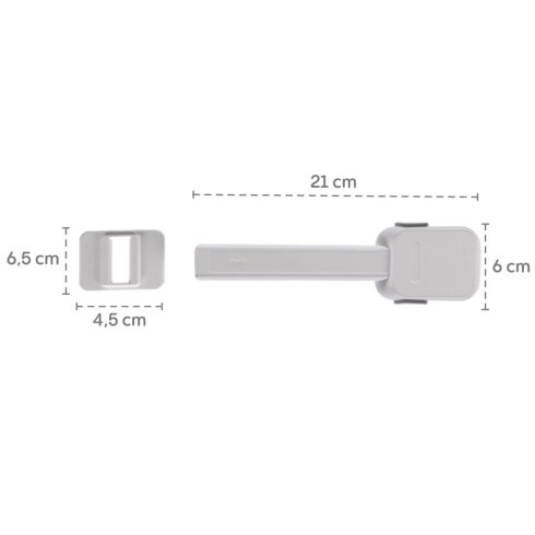 Zopa WC-zár 1db - fehér