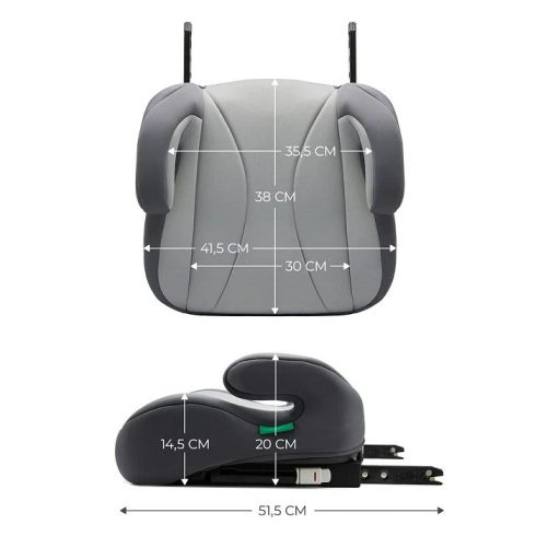 Kinderkraft i-Boost i-Size ülésmagasító 135-150 cm - Grey
