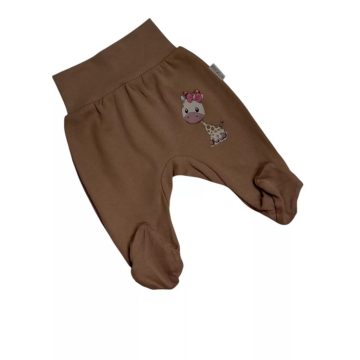 Babastar pamut pocaknadrág (56) Mogyoró Zsiráf Lány 