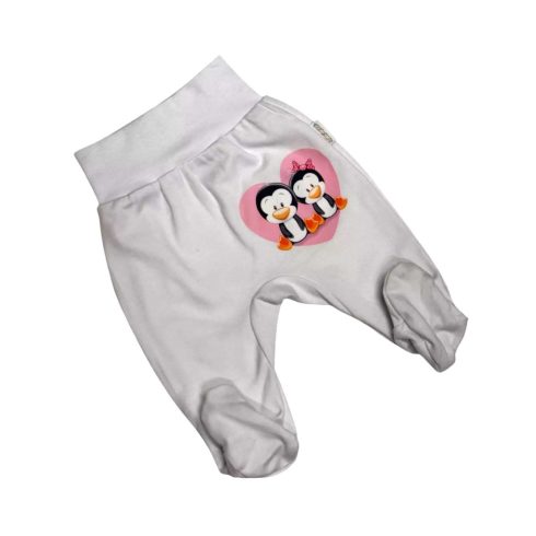 Babastar pamut pocaknadrág (62)  Fehér Pingvinpár 