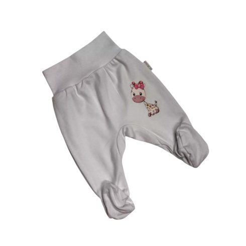 Babastar pamut pocaknadrág (68) Fehér Zsiráf Lány 