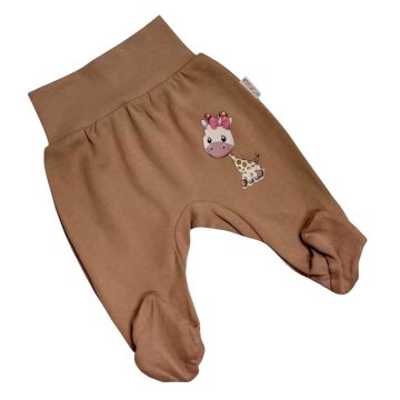 Babastar pamut pocaknadrág (68) Mogyoró Zsiráf Lány 