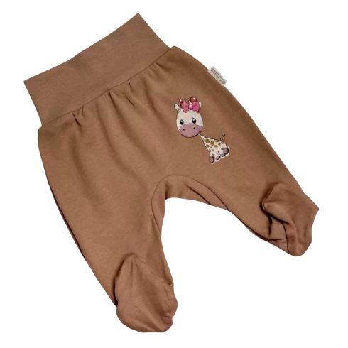 Babastar pamut pocaknadrág (74) Mogyoró Zsiráf Lány 