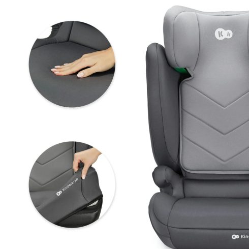 Kinderkraft  I-Spark i-size gyerekülés 100-150 cm  - Grey