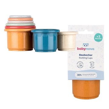 Baby-Nova építőpoharak fürdőjáték 8 db-os 