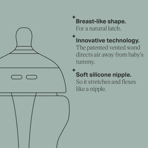 Tommee Tippee Advanced Anti-Colic+ 2*260ml cumisüveg - 0+