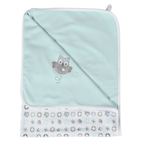 BÉBÉ-JOU multifunkcionális kétoldalas baba pléd - Owl Family
