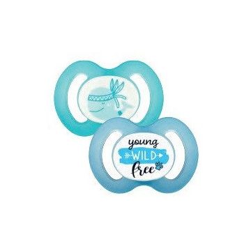   Baby-Nova nyugtató szilikon cumi szimmetrikus 18+hó 2db/csom. - WILD