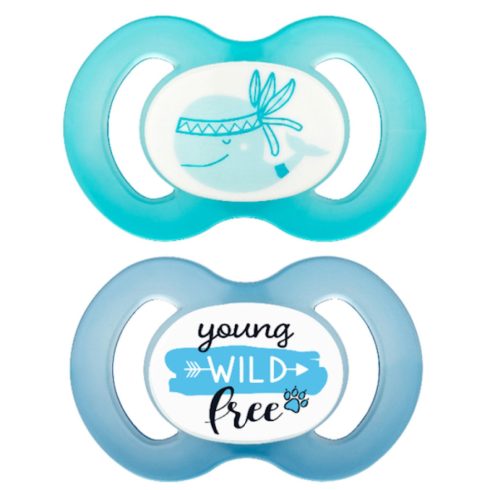 Baby-Nova nyugtató szilikon cumi szimmetrikus 18+hó 2db/csom. - WILD