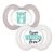 Baby-Nova nyugtató szilikon cumi szimmetrikus 18+hó 2db/csom. - LAUGH