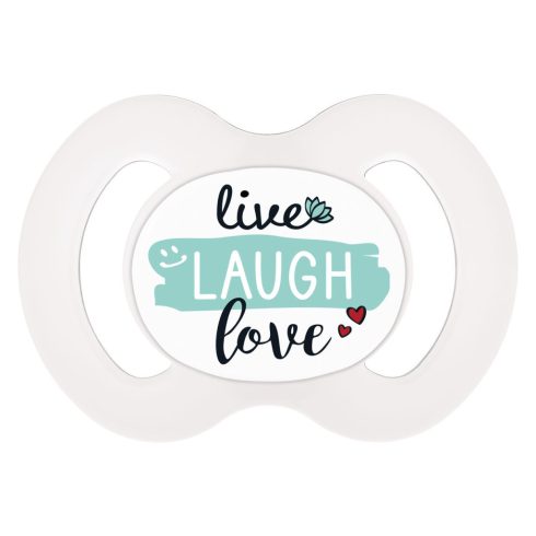 Baby-Nova nyugtató szilikon cumi szimmetrikus 18+hó 2db/csom. - LAUGH