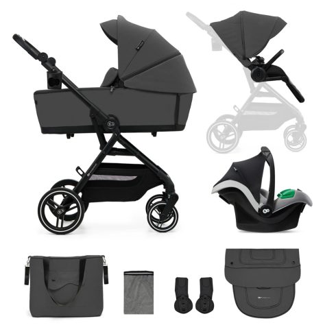 Kinderkraft YOXI  3in1 multifunkciós babakocsi - Moonlight Grey