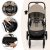 Kinderkraft YOXI  3in1 multifunkciós babakocsi - Sand Beige
