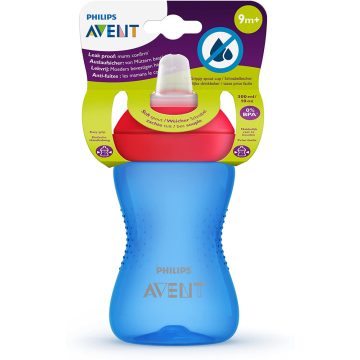   Philips Avent 9+ Puha, harapásálló csőrös pohár 300ml
 - kék 