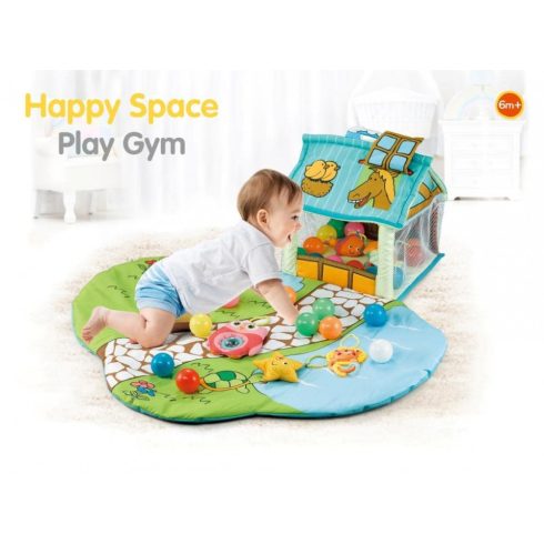 Cangaroo Happy Farm játszószőnyeg - neutral 