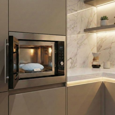 Bocioland cseresznyemag párna 14x14 cm - kék maci