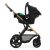 Kinderkraft Moov 2 + Mink pro 4:1 multifunkciós babakocsi - Pure Black