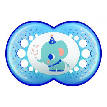 Mam Original 16+ szilikon nyugtató cumi - kék elefánt