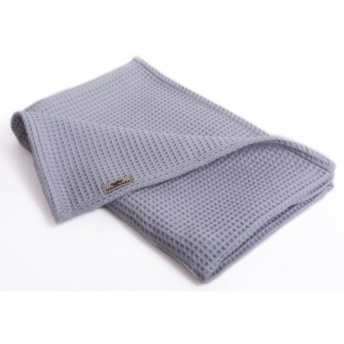 Waffle babatakaró 100x140 cm - Szürke 