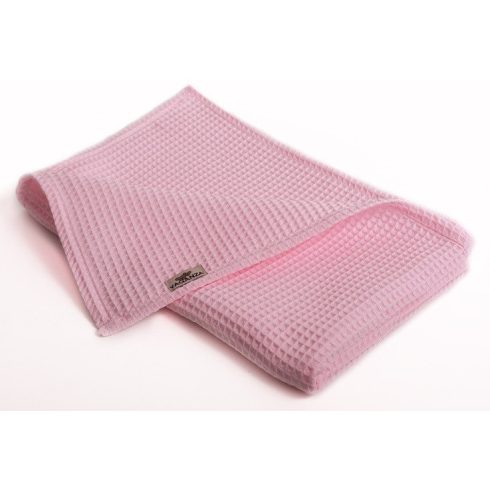 Waffle babatakaró 100x140 cm - Rózsaszín