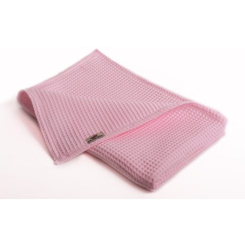 Waffle babatakaró 100x140 cm - Rózsaszín