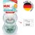 NUK Signature szilikon cumi  0-6 hó 2db - Green