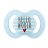   Baby-Nova nyugtató szilikon cumi szimmetrikus 0-6 hó 2 db - kék