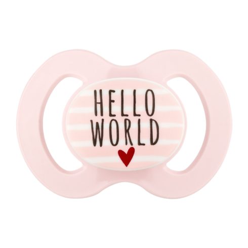 Baby-Nova nyugtató szilikon cumi szimmetrikus 0-6 hó 2 db - rózsaszín 