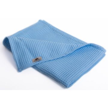 Waffle babatakaró 100x140 cm - Kék
