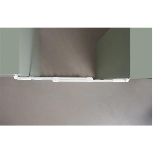 Babydan Flexi Fit fehér fém biztonsági ajtórács 67-105,5 cm, csavaros