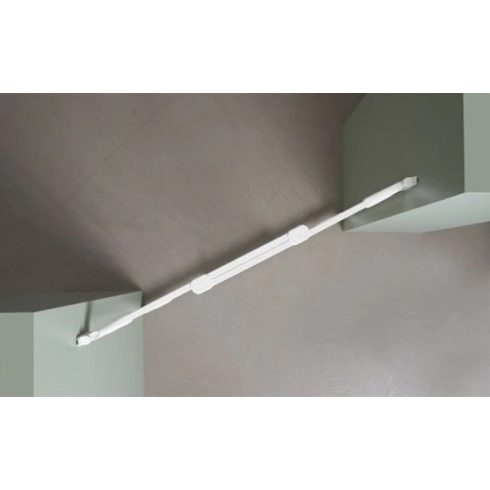 Babydan Flexi Fit fehér fém biztonsági ajtórács 67-105,5 cm, csavaros