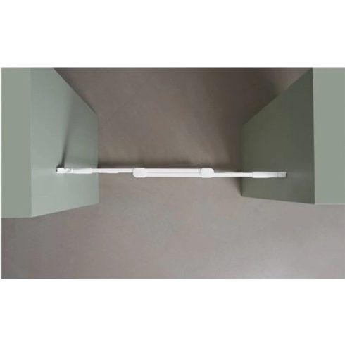 Babydan Flexi Fit fehér fém biztonsági ajtórács 67-105,5 cm, csavaros