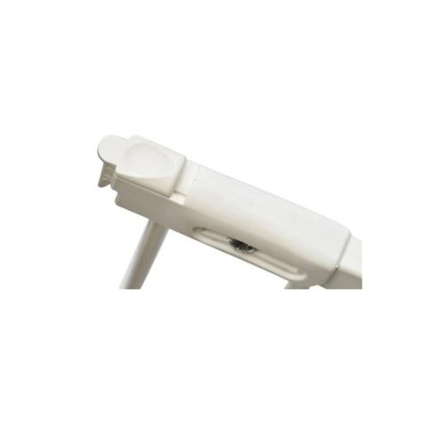 Babydan Flexi Fit fehér fém biztonsági ajtórács 67-105,5 cm, csavaros